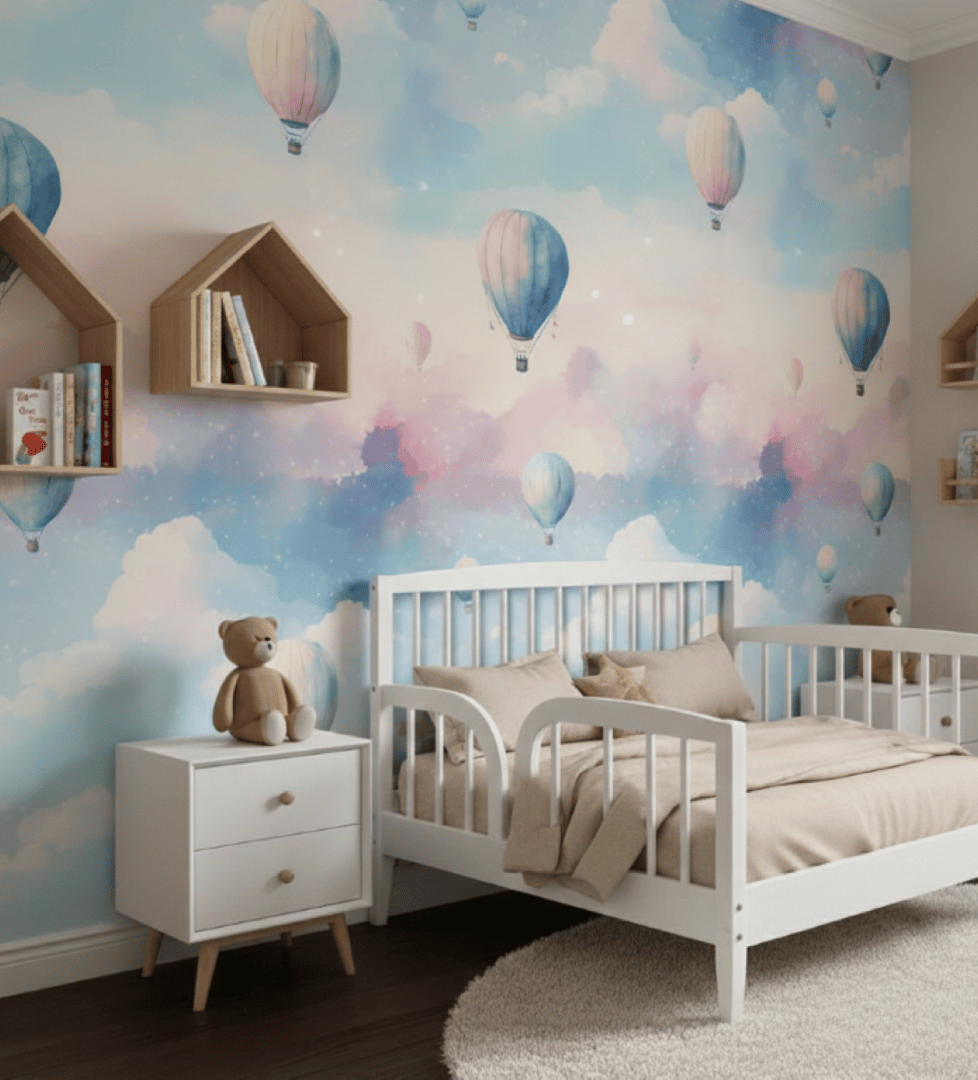 Yeni Nesil Kendinden Yapışkanlı Çocuk Odası Duvar Kağıdı Duvar Posteri Yapışkanlı kids 141