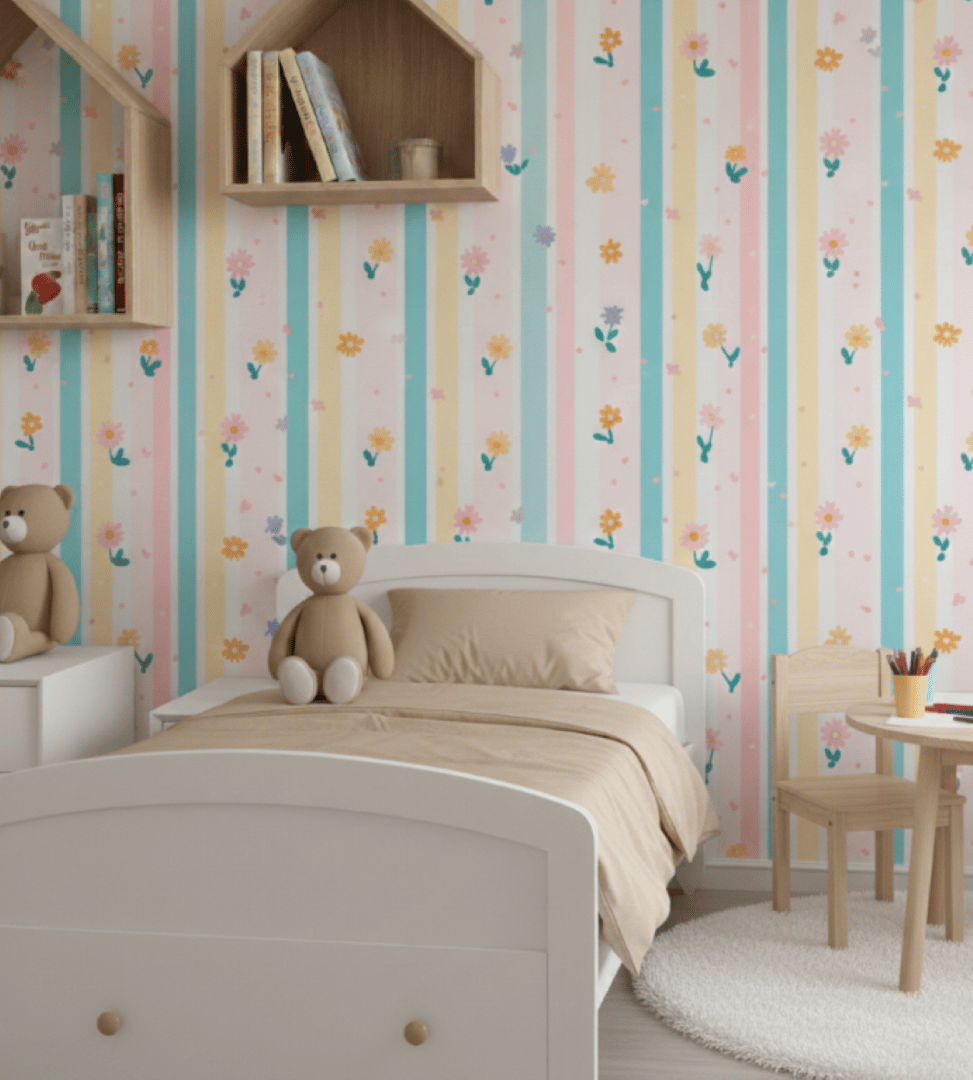 Yeni Nesil Kendinden Yapışkanlı Çocuk Odası Duvar Kağıdı Duvar Posteri Yapışkanlı kids 142