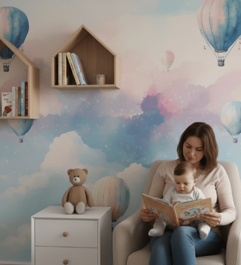 Yeni Nesil Kendinden Yapışkanlı Çocuk Odası Duvar Kağıdı Duvar Posteri Yapışkanlı kids 141