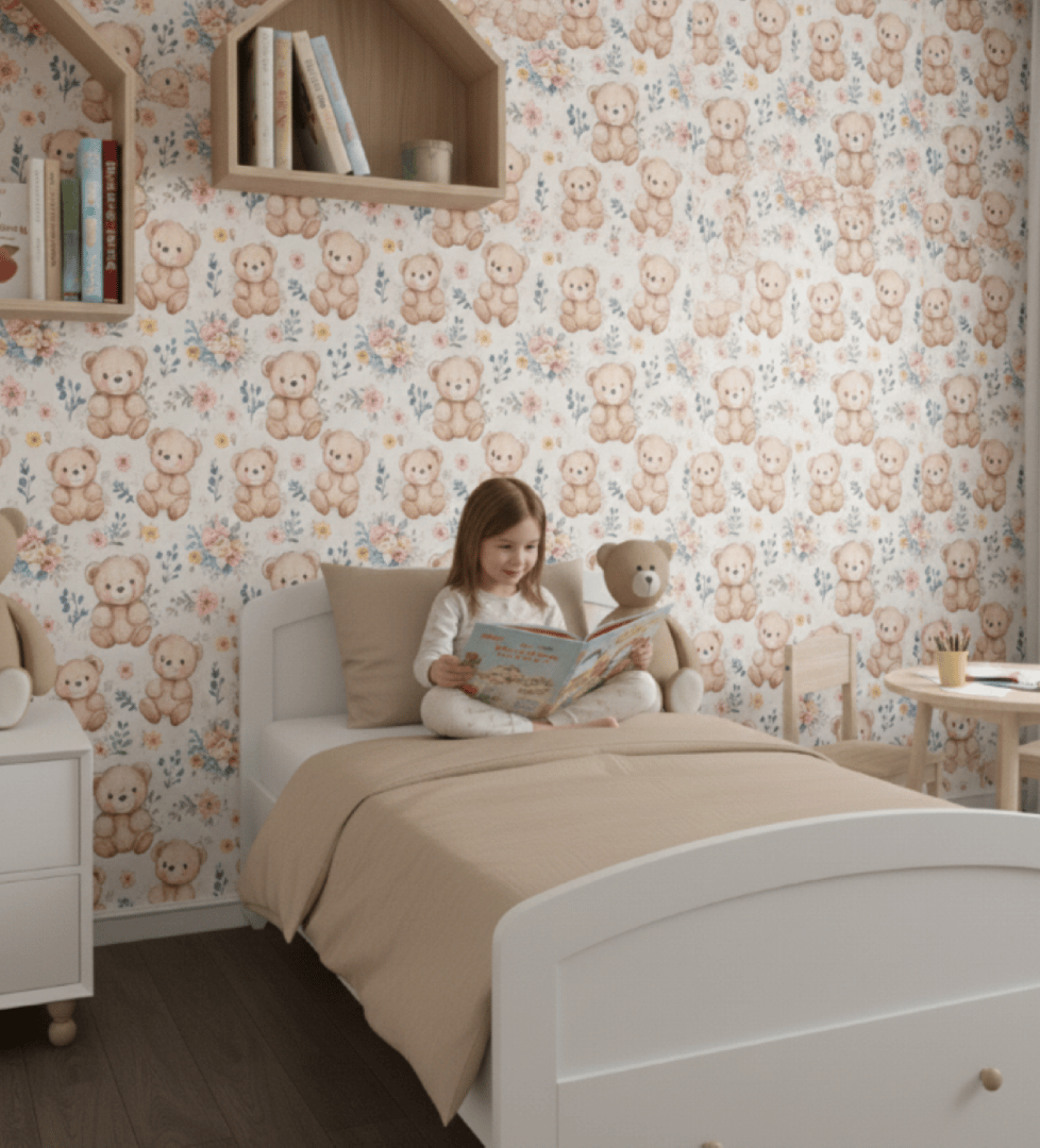 Yeni Nesil Kendinden Yapışkanlı Çocuk Odası Duvar Kağıdı Duvar Posteri Yapışkanlı kids 143