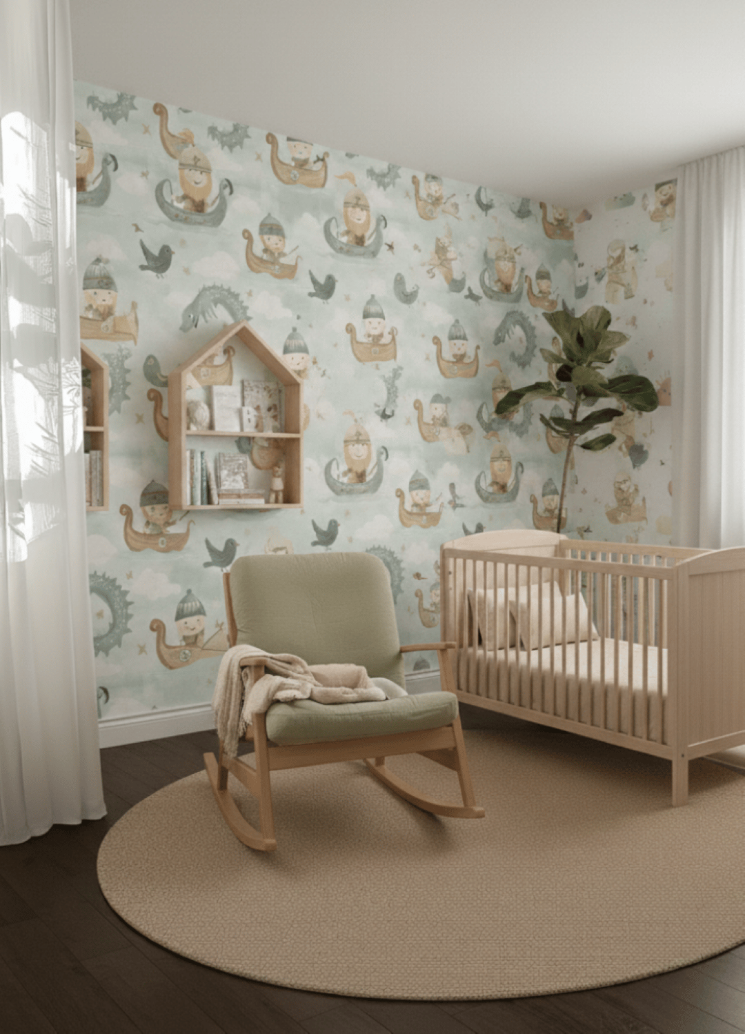 Yeni Nesil Kendinden Yapışkanlı Çocuk Odası Duvar Kağıdı Duvar Posteri Yapışkanlı kids 145