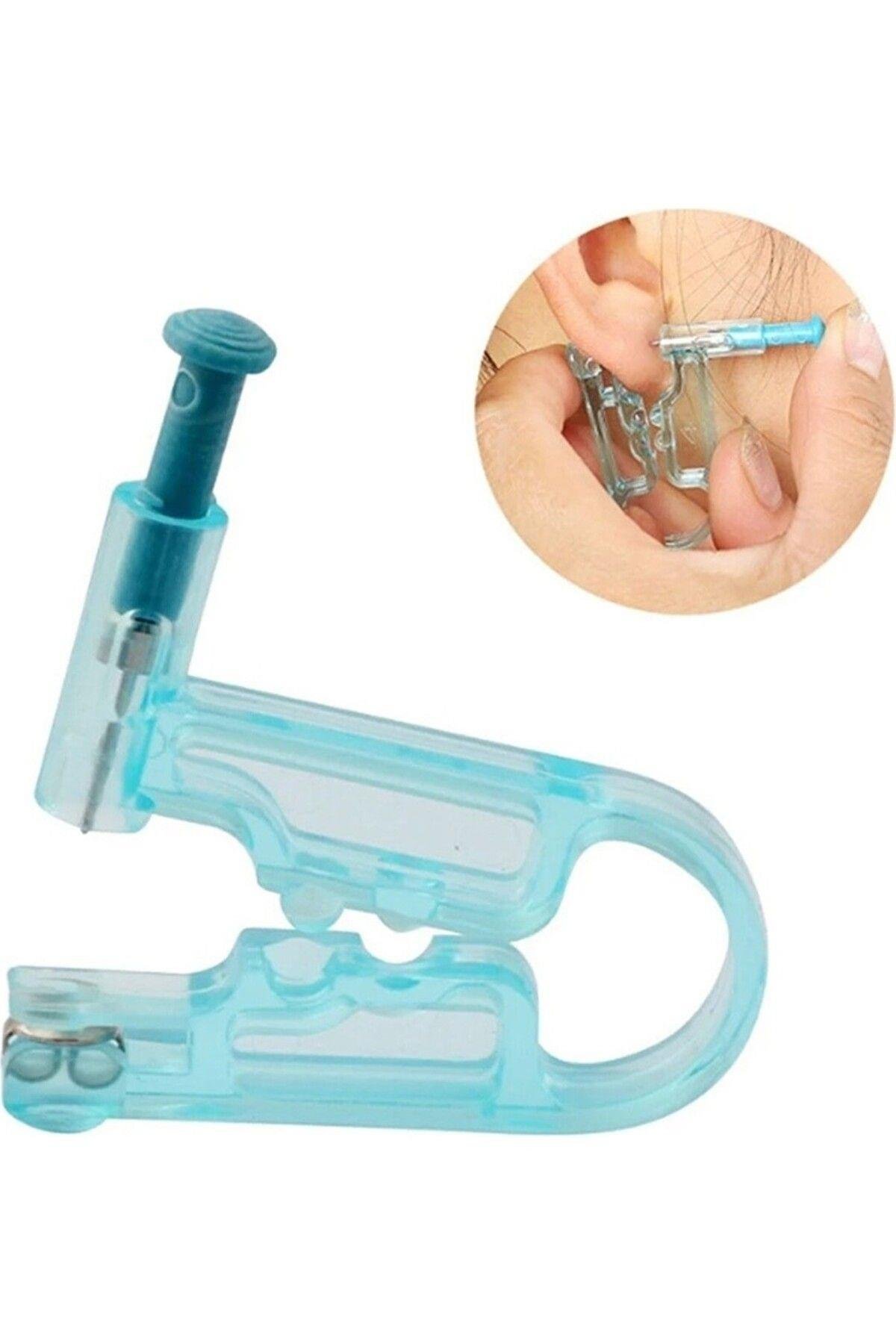 1 Adet Kulak Delme Aparatı Piercing Küpe Tabancası Aparatı Hijyenik Kulak Delme Kiti (1 ADET)