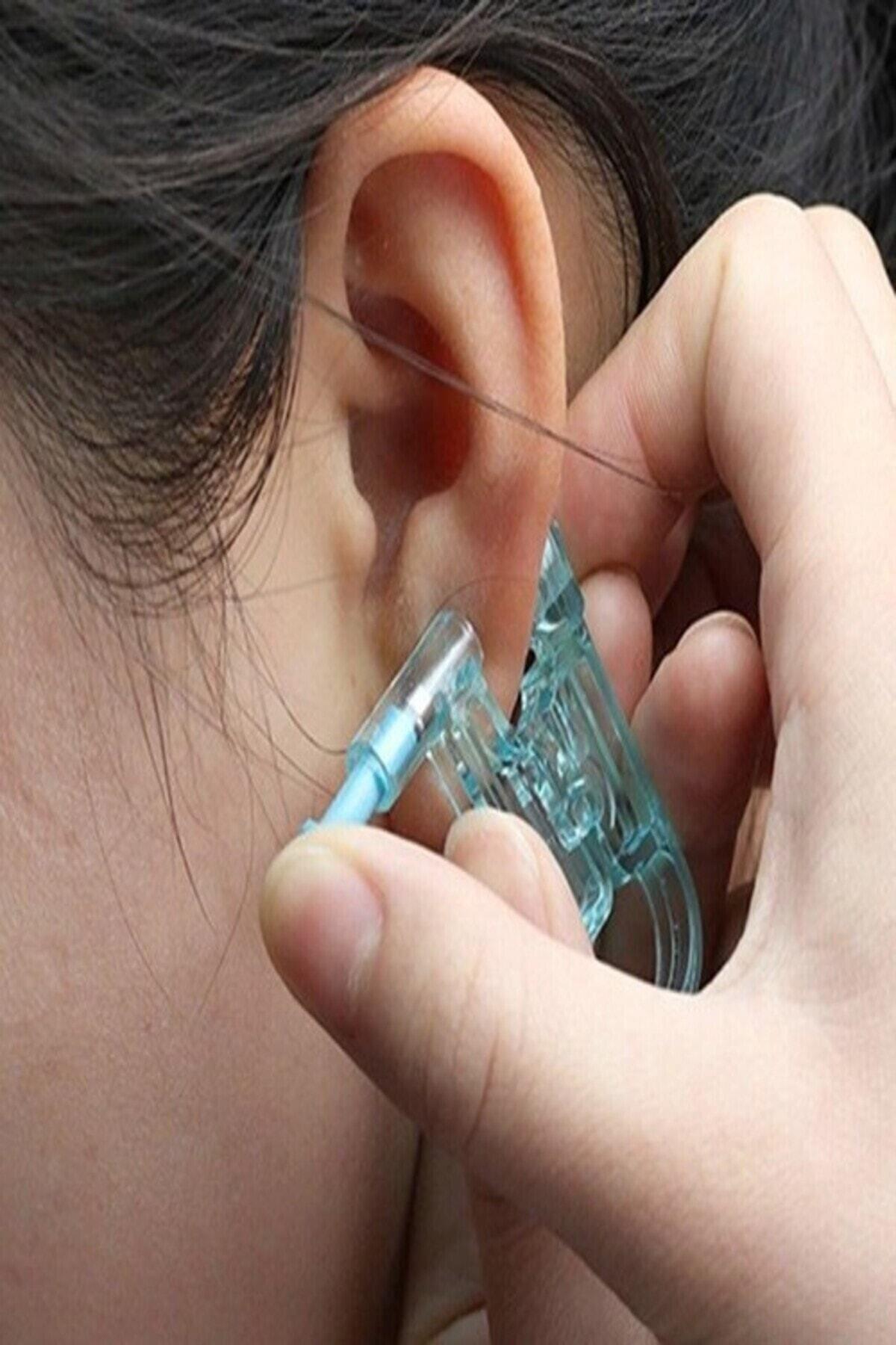 2 Adet Kulak Delme Aparat Piercing Küpe Tabancası Aparatı Hijyenik Kulak Delme Kiti (2 ADET)