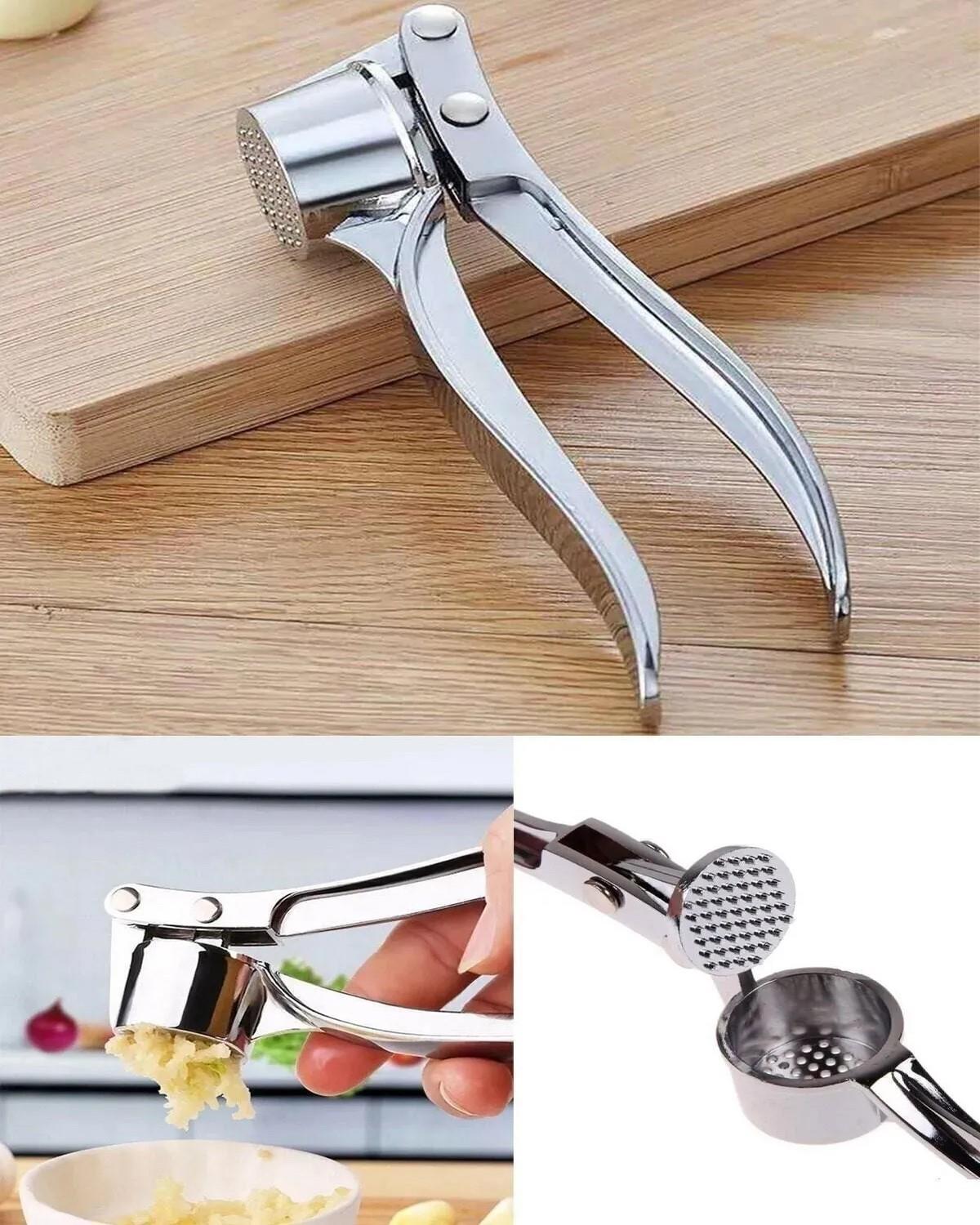 Kaliteli Paslanmaz Çelik Sarımsak Ezici – Ergonomik ve Dayanıklı Sarımsak Presi – Kolay Kullanım
