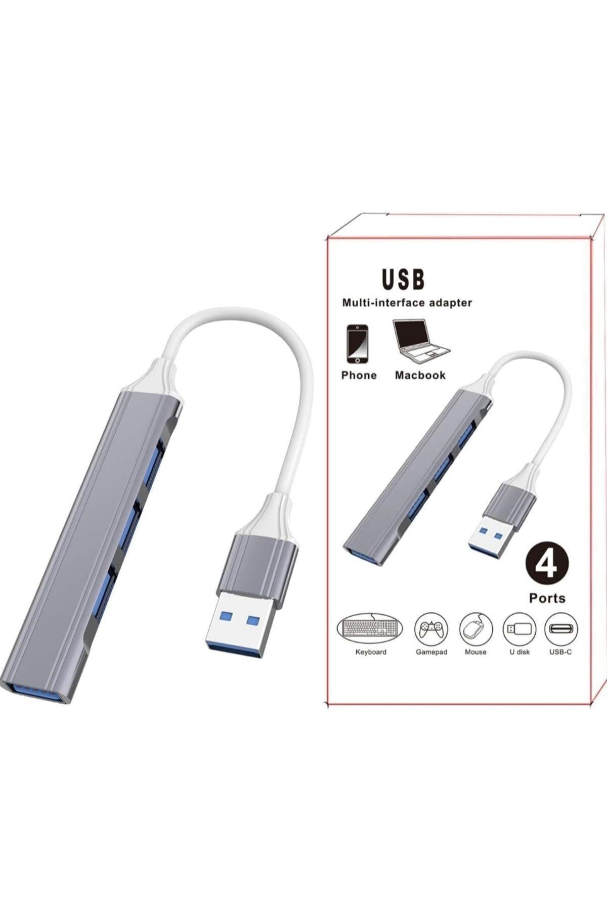 Usb 3.0 4 Portlu Çoklu Splitter Adaptörü Çoğaltıcı Hub Pc Çoklayıcı