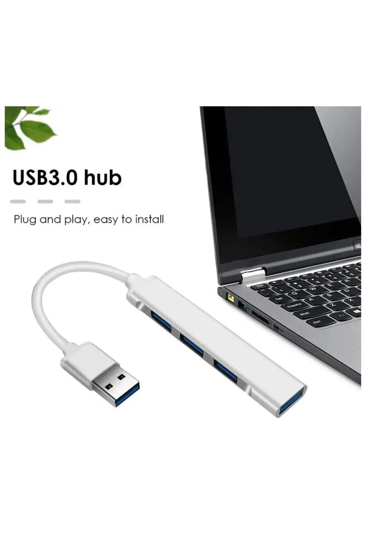 Usb 3.0 4 Portlu Çoklu Splitter Adaptörü Çoğaltıcı Hub Pc Çoklayıcı