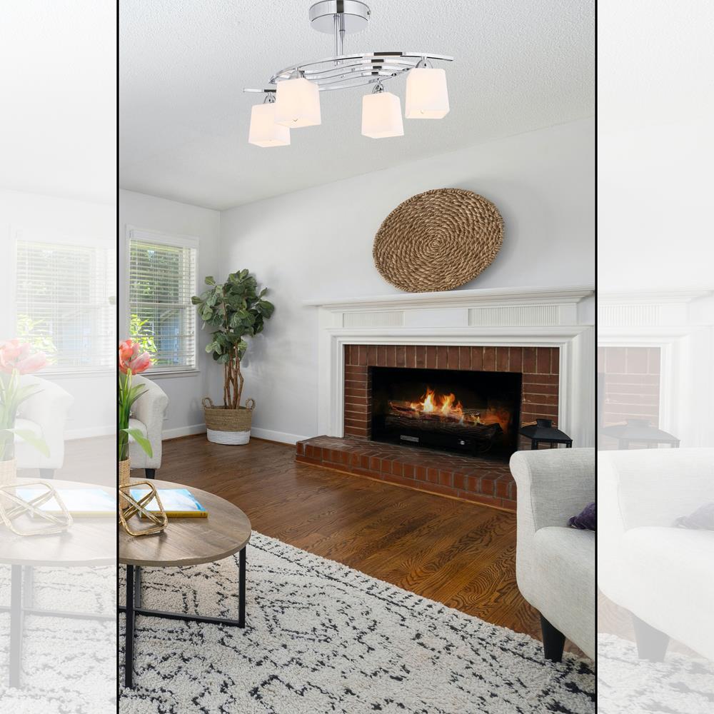 Avonni, 1374 Ailesi Krom Kaplama Plafonyer Avize