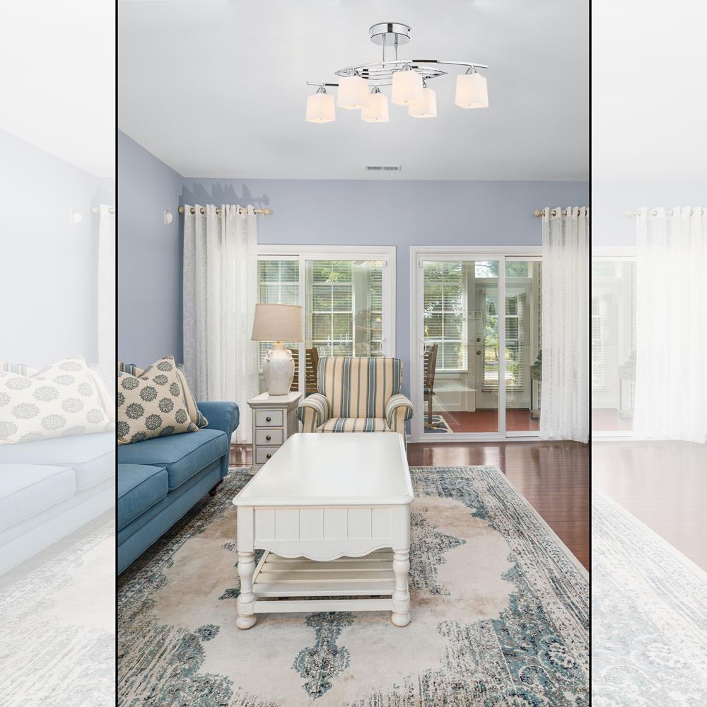 Avonni, 1374 Ailesi Krom Kaplama Plafonyer Avize