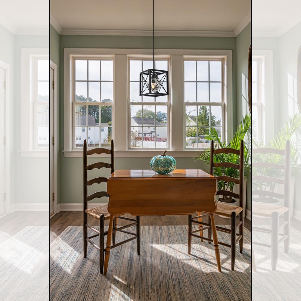 Avonni, 1732 Ailesi Siyah Boyalı Modern Avize 