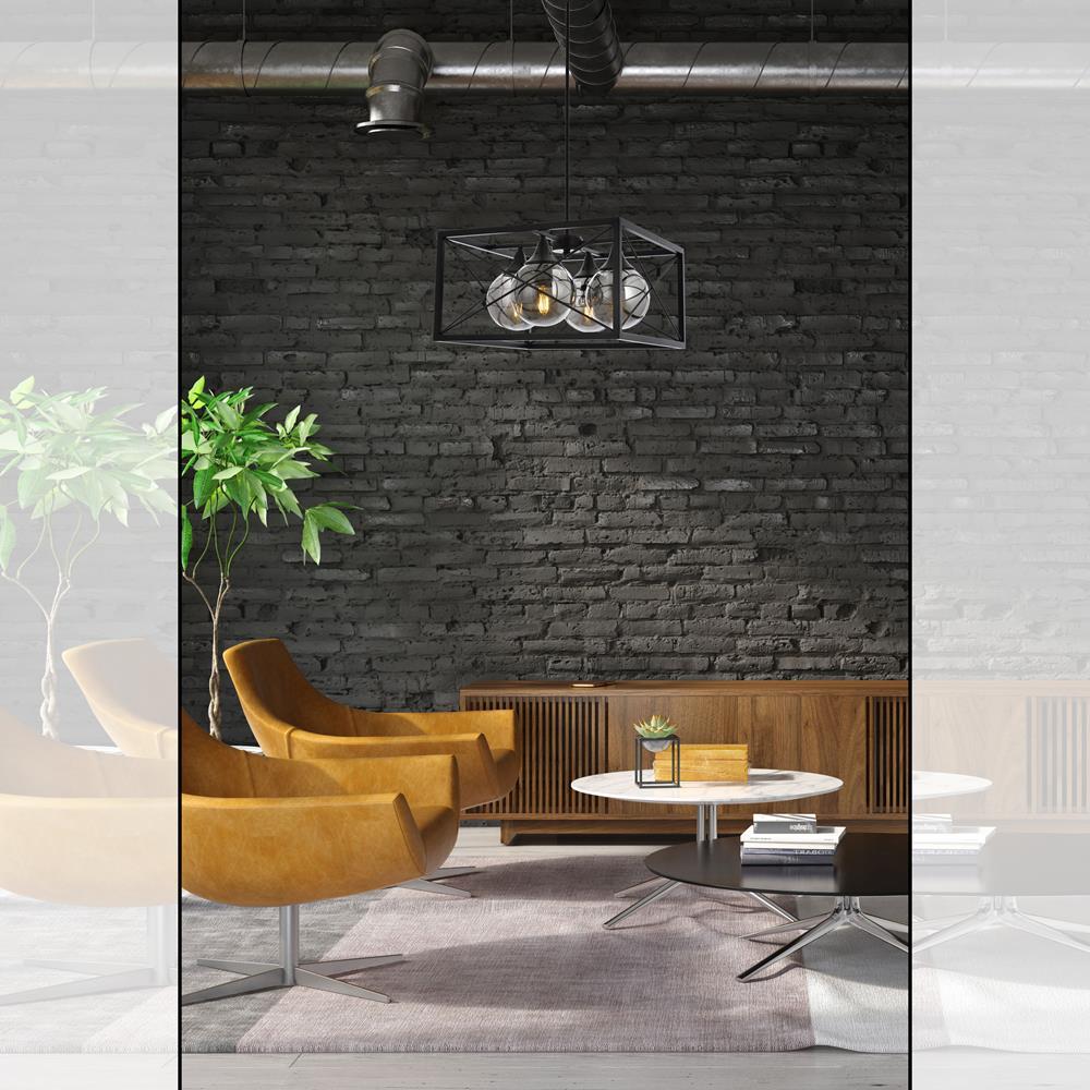 Avonni, 1732 Ailesi Siyah Boyalı Modern Avize 