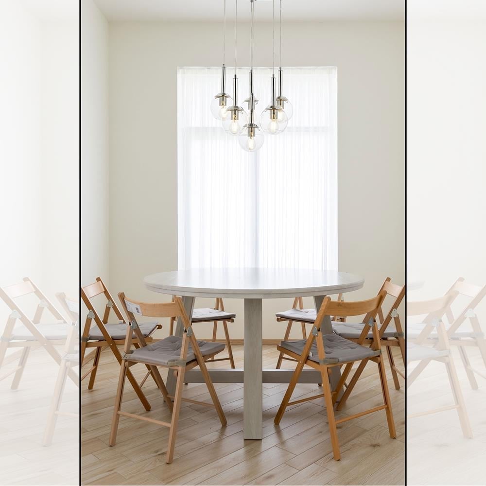 Avonni, 1781 Ailesi Krom Kaplama Modern Avize 