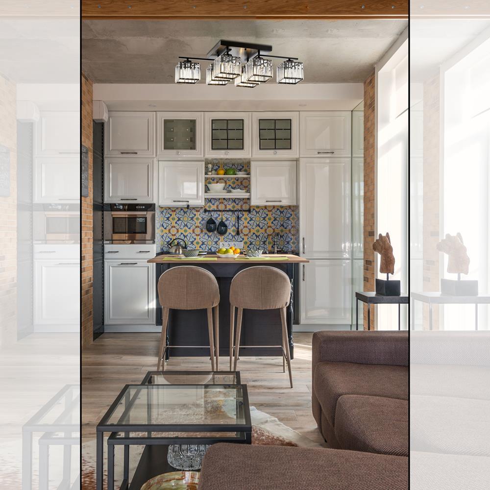 Avonni, 1795 Ailesi Eskitme/Siyah Boyalı Modern Avize 