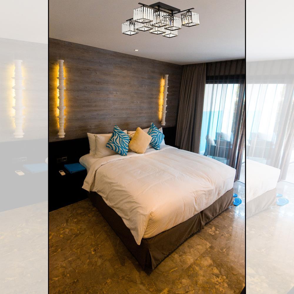 Avonni, 1795 Ailesi Eskitme/Siyah Boyalı Modern Avize 