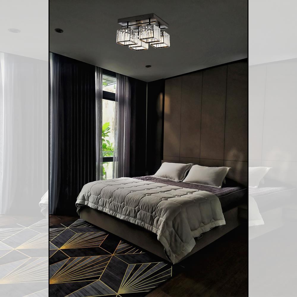 Avonni, 1795 Ailesi Eskitme/Siyah Boyalı Modern Avize 