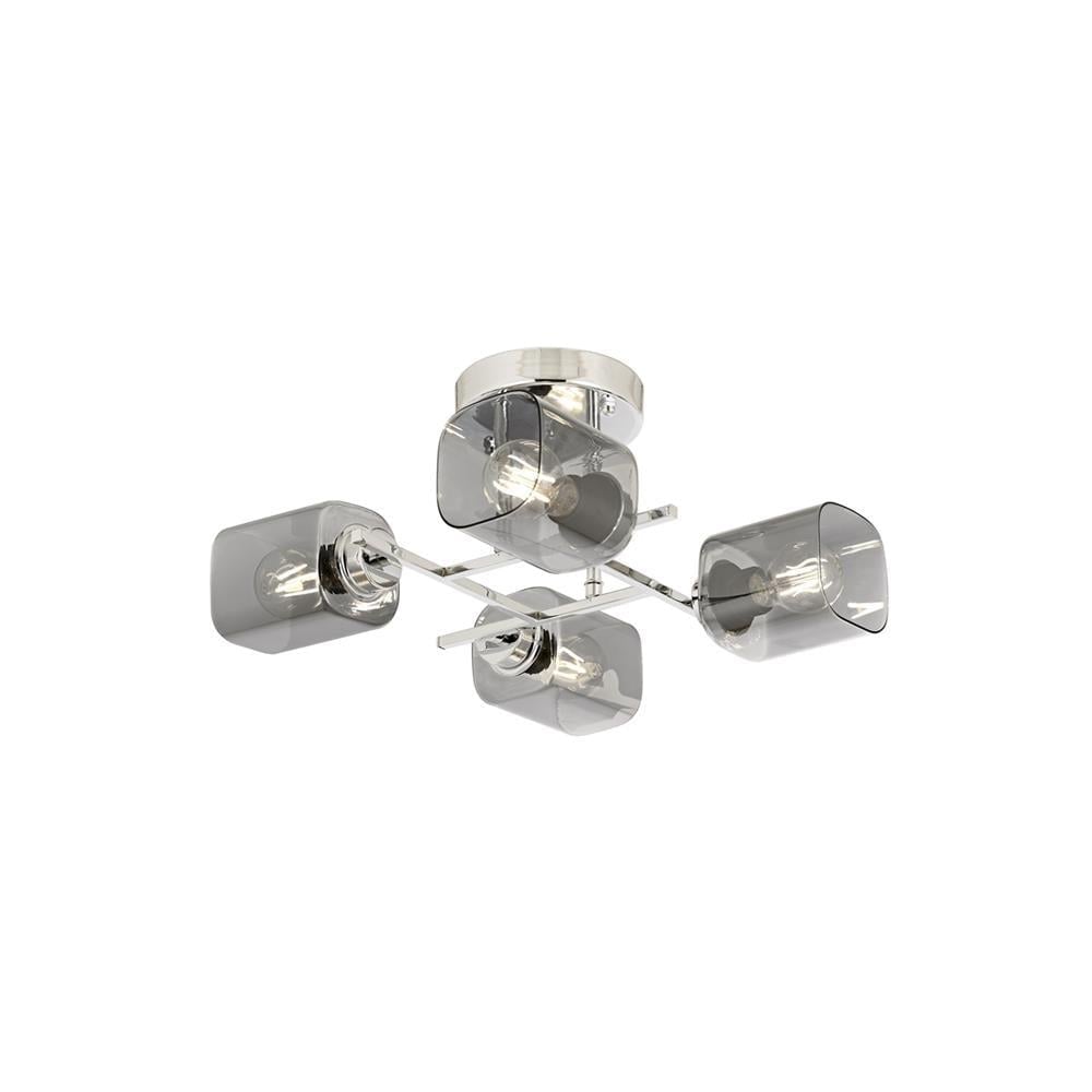 Avonni, 1836 Ailesi Krom Kaplama Plafonyer Avize