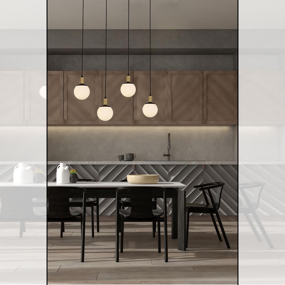 Avonni, 1838 Ailesi Siyah Boyalı Modern Avize 