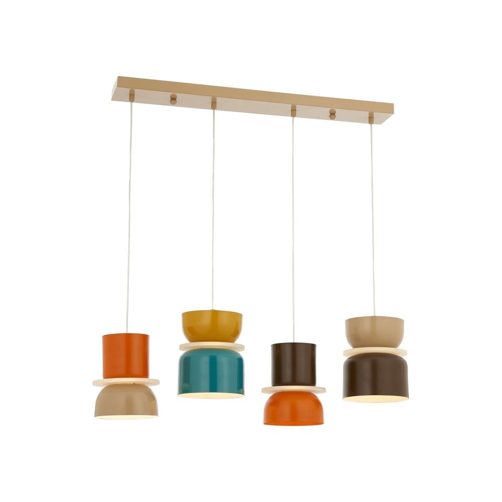 Avonni, 1844 Ailesi Sarı Boyalı Modern Avize 