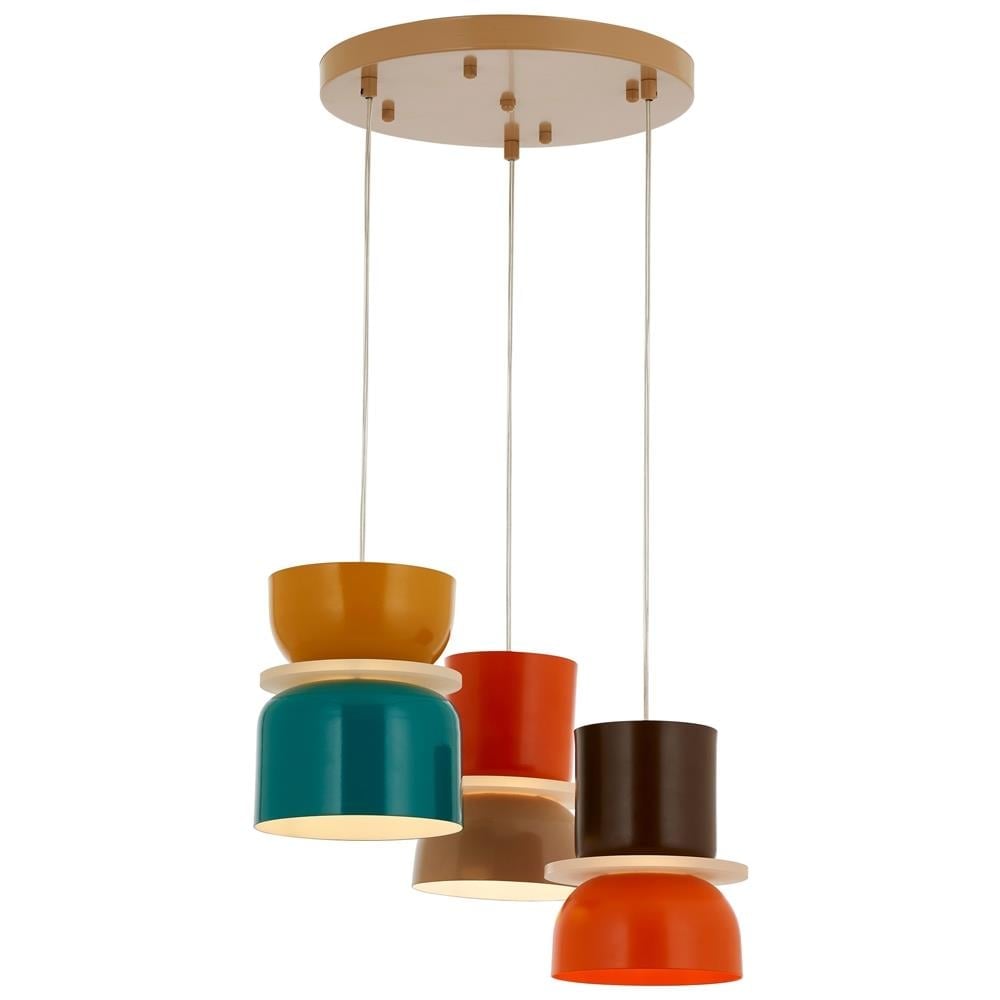 Avonni, 1844 Ailesi Sarı Boyalı Modern Avize 