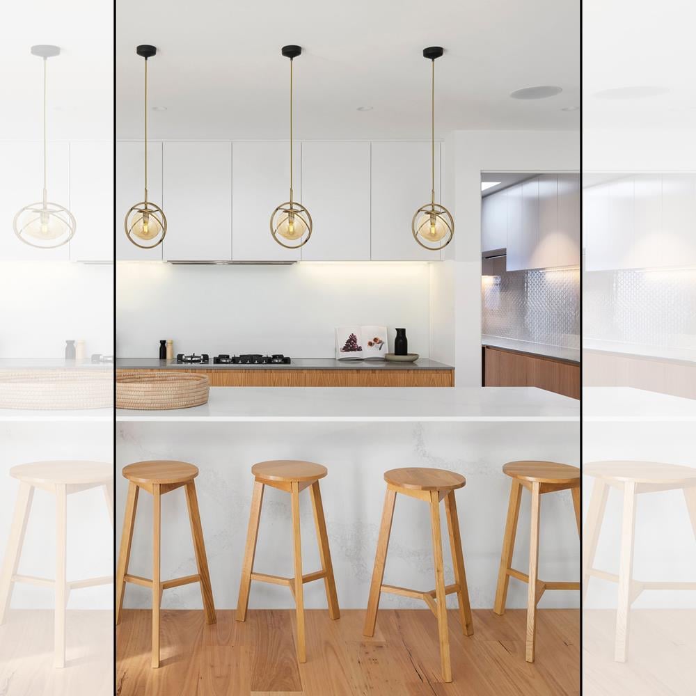 Avonni, 1850 Ailesi Siyah Modern Avize 