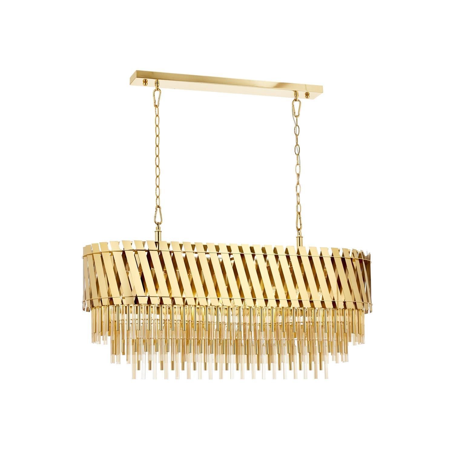 Avonni, 1865 Ailesi Sarı Kaplama Luxury Avize