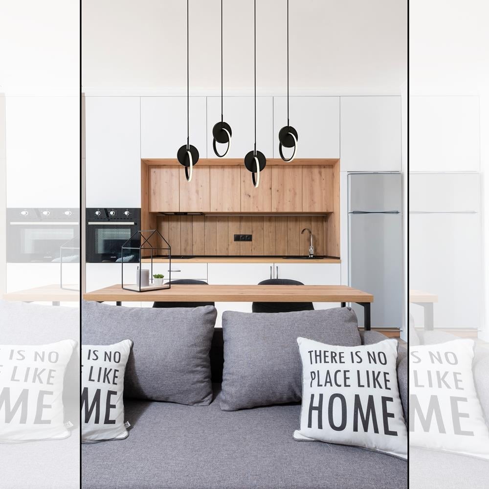 Avonni, 1874 Ailesi Siyah Boyalı Modern Avize 