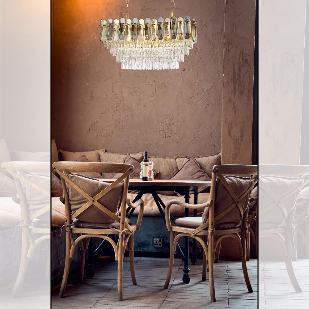 Avonni, 1879 Ailesi Sarı Luxury Avize