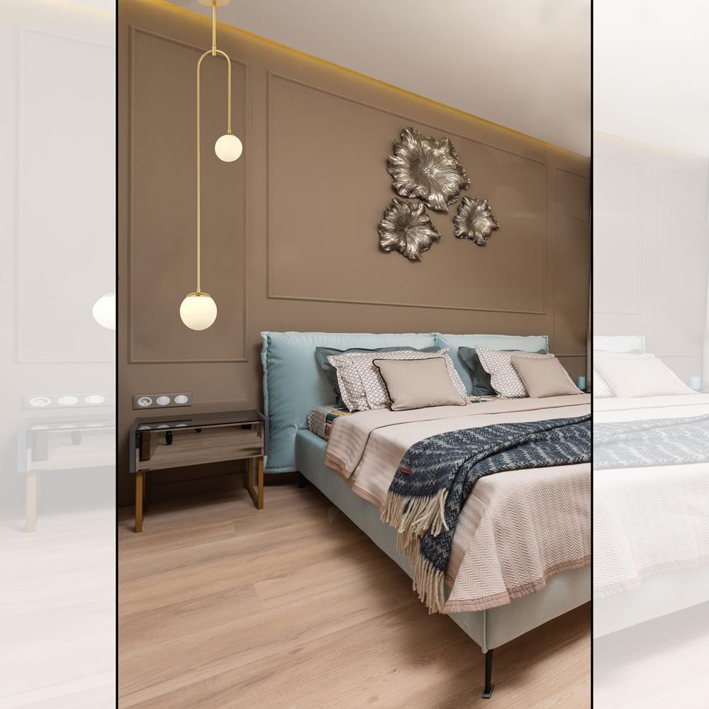 Avonni, 1897 Ailesi Siyah Boyalı Modern Avize 