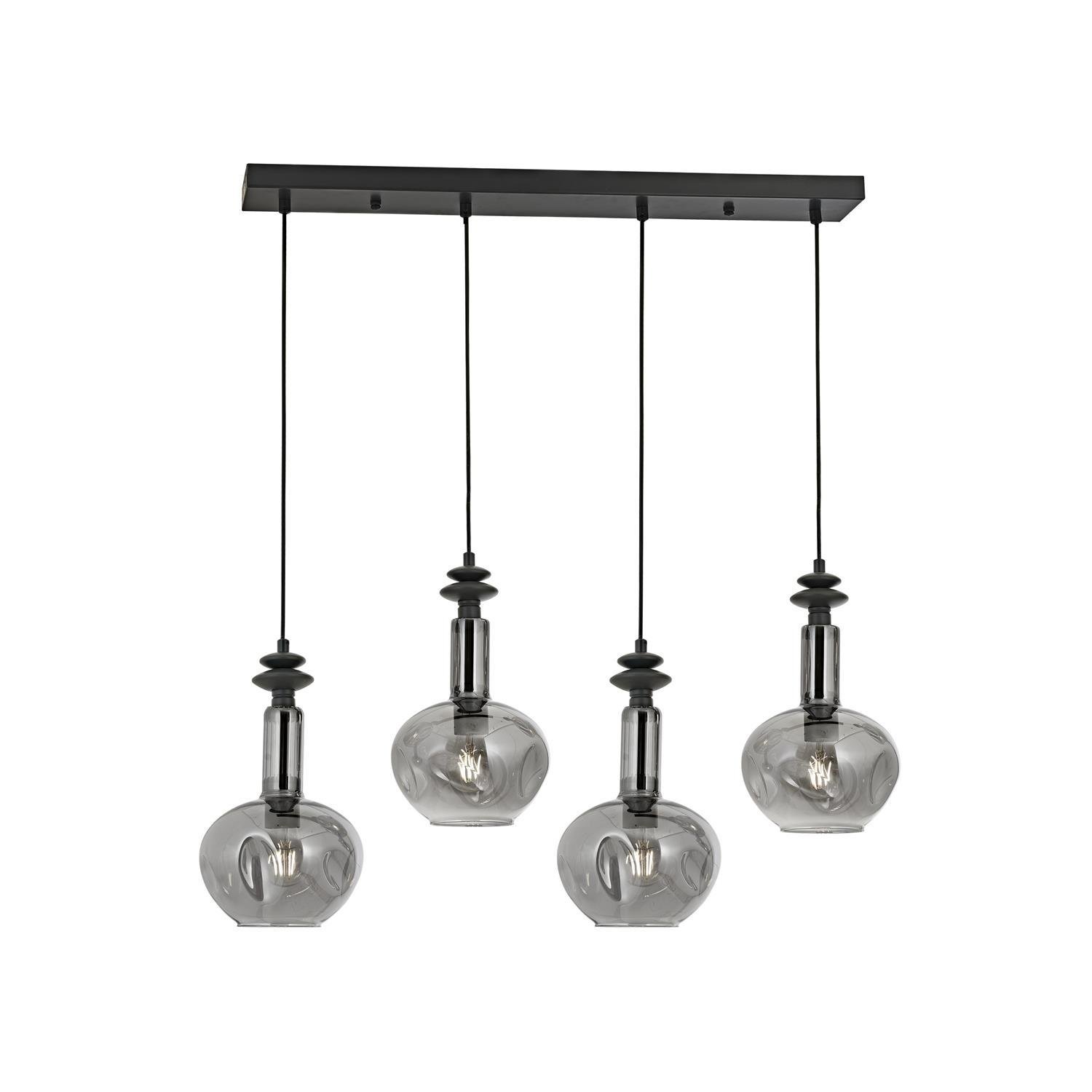 Avonni, 1912 Ailesi Siyah Kaplama Modern Avize 