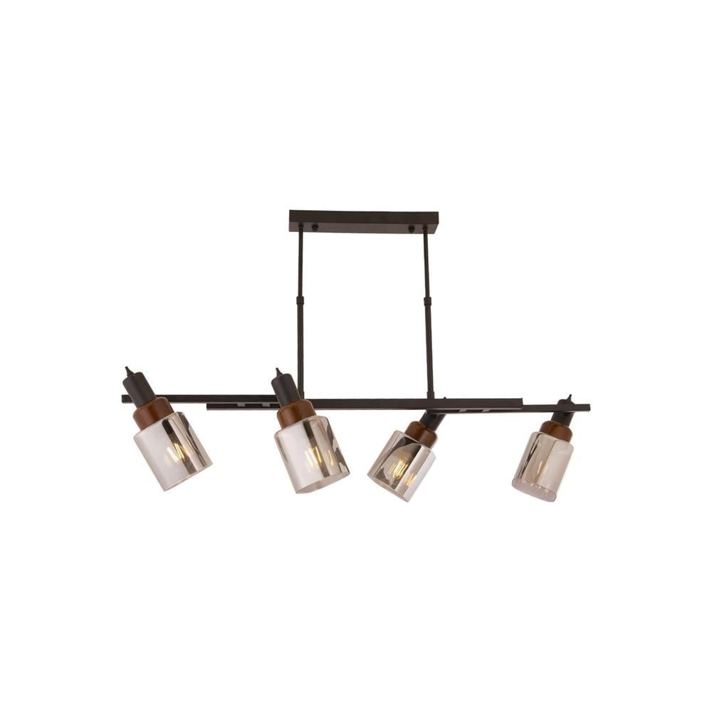 Avonni, 1920 Ailesi Siyah Boyalı Plafonyer Avize