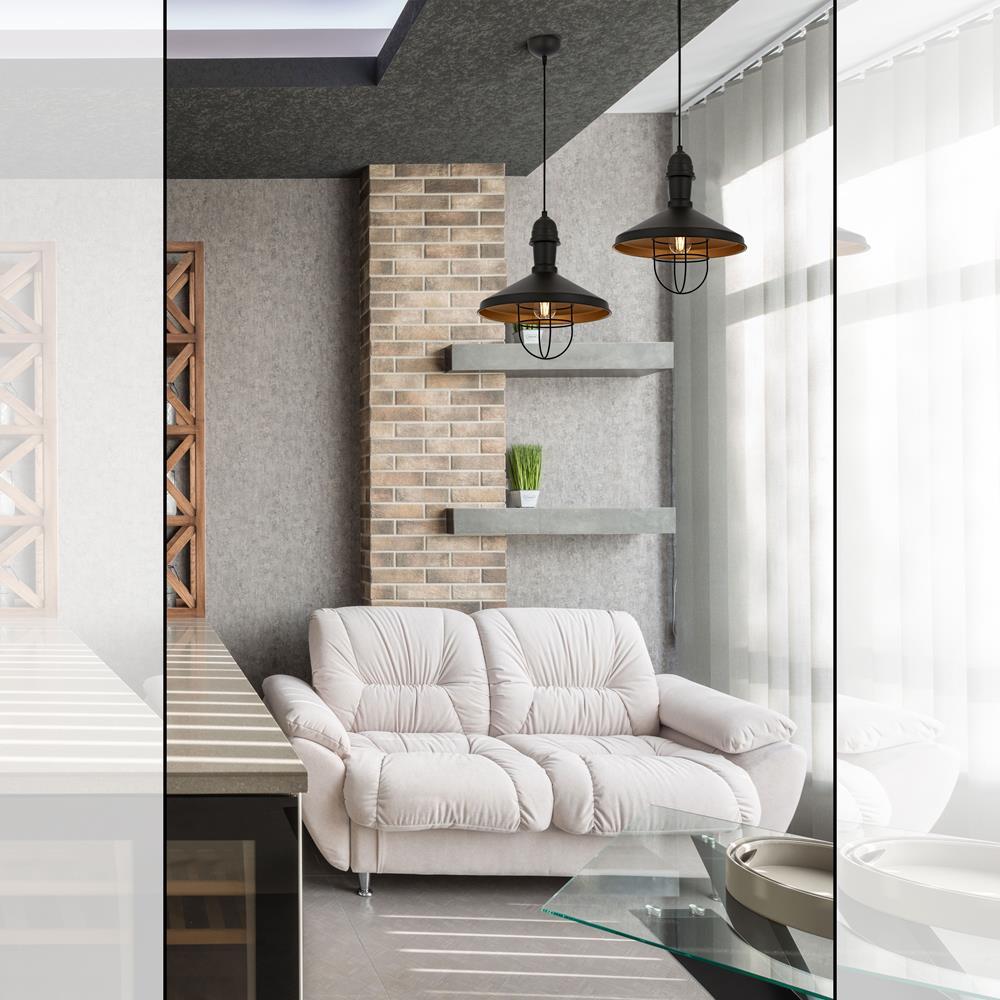 Avonni, 4106 Ailesi Siyah Boyalı Tekli Avize