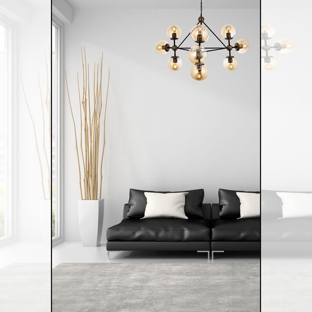 Avonni, 4258 Ailesi Siyah Boyalı Modern Avize 