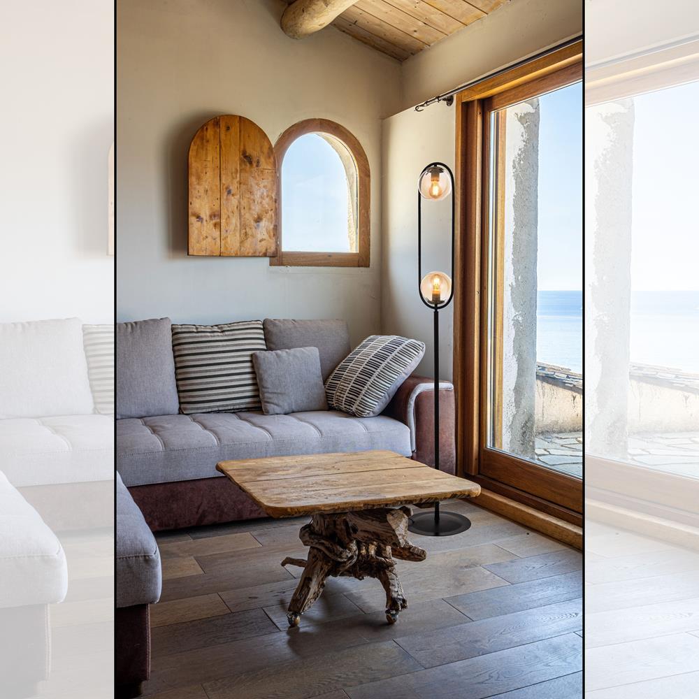 Avonni, 4275 Ailesi Siyah Boyalı Lambader