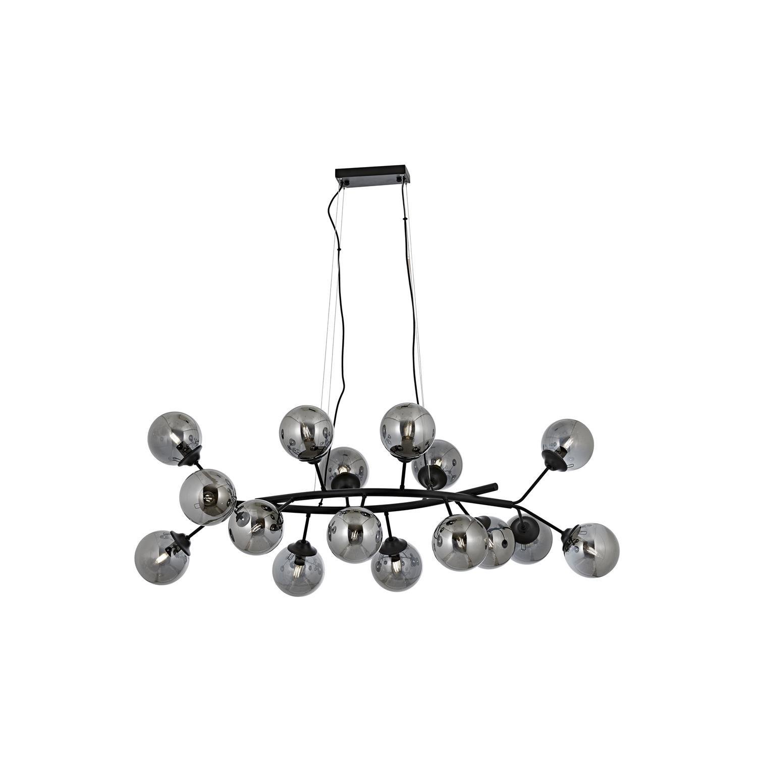 Avonni, 4286 Ailesi Siyah Boyalı Modern Avize 