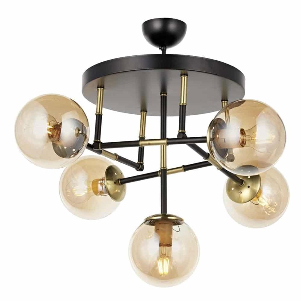 Avonni, 4331 Ailesi Eskitme/Siyah Kaplama Modern Avize 