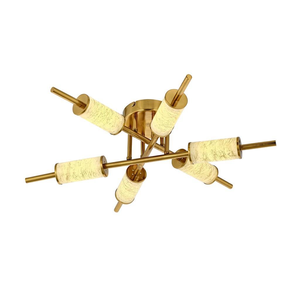 Avonni, 4365 Ailesi Sarı Kaplama Plafonyer Avize