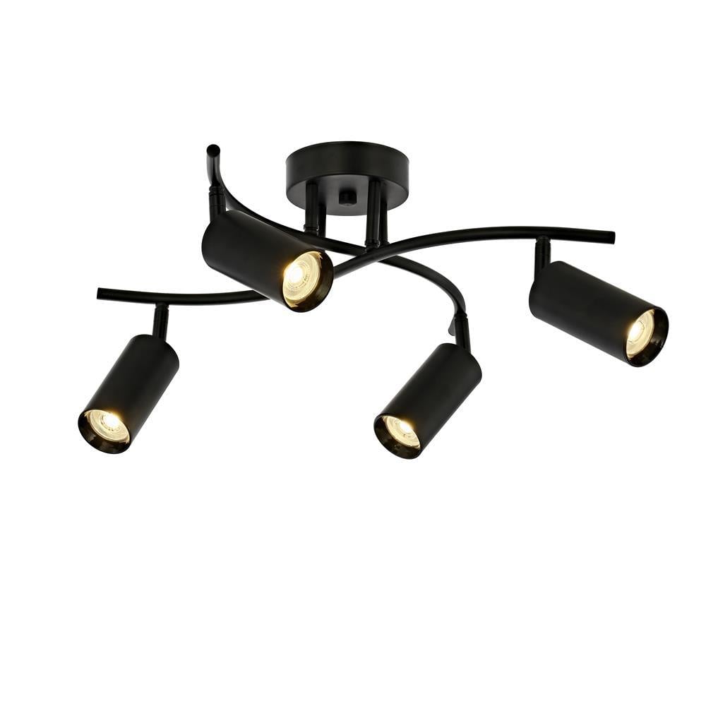 Avonni, 4368 Ailesi Siyah Plafonyer Avize