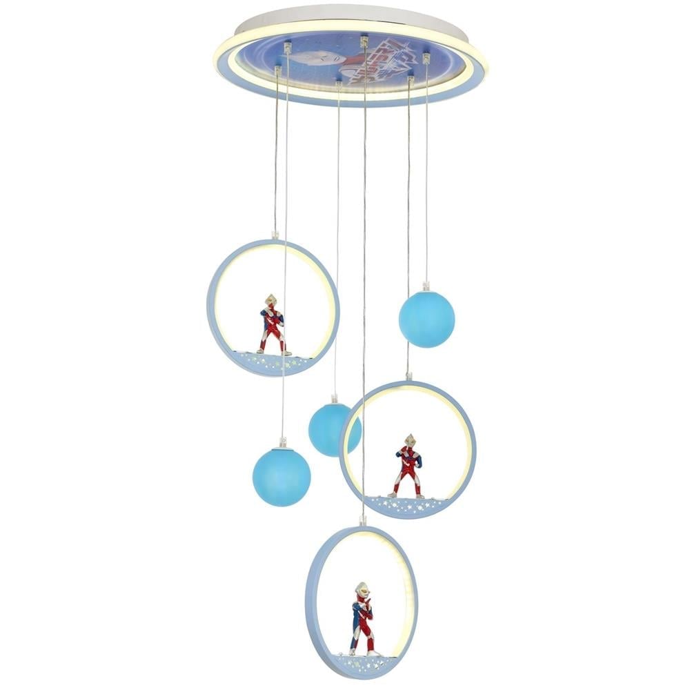 Avonni, 5284 Ailesi Pembe Boyalı Ledli Avize