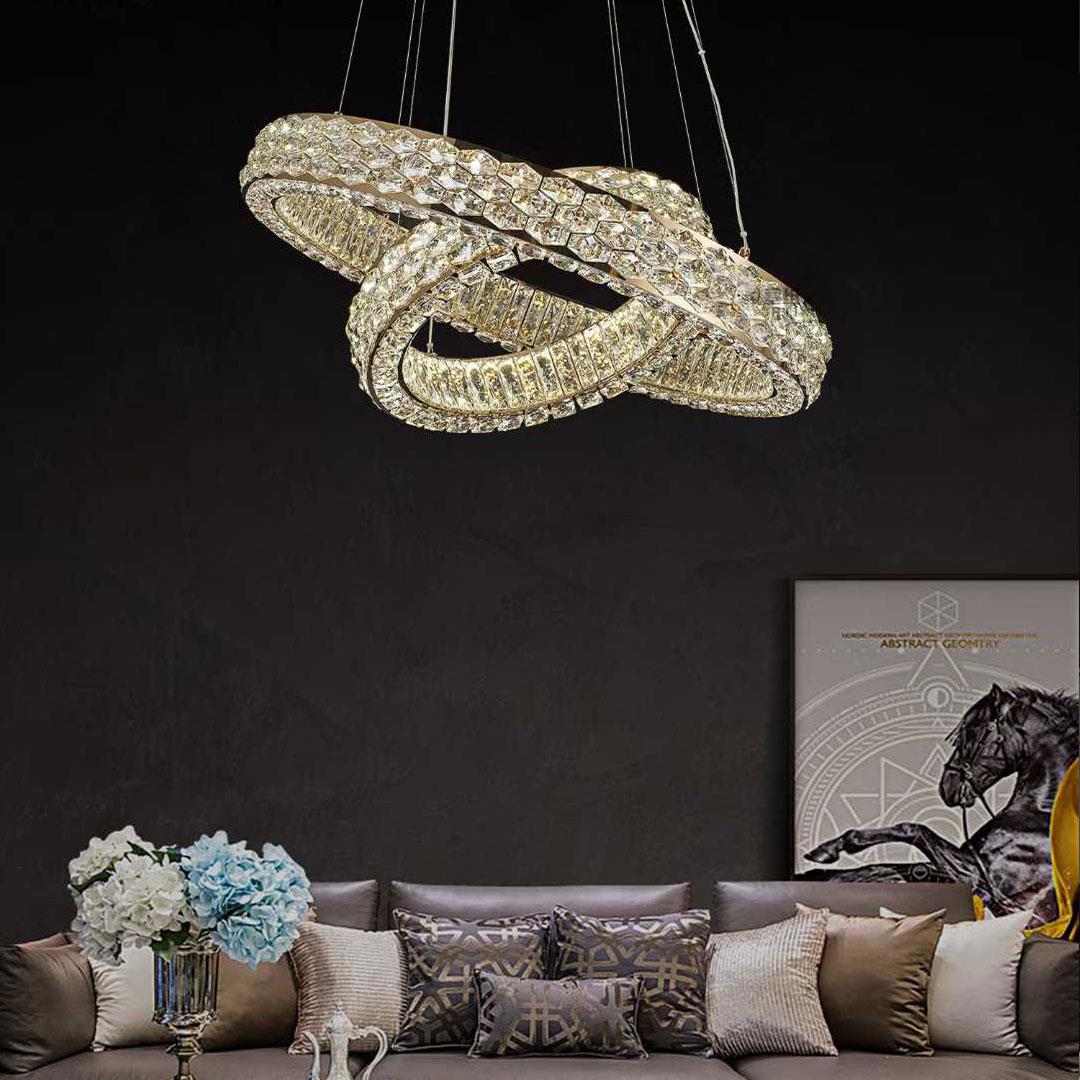 Avonni, 58007 Ailesi Sarı Galeri Boşluğu Avizesi