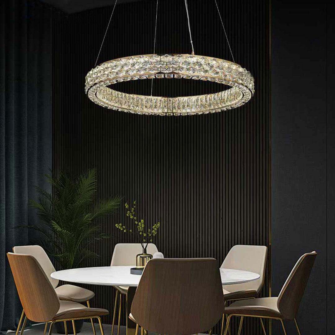 Avonni, 58007 Ailesi Sarı Galeri Boşluğu Avizesi