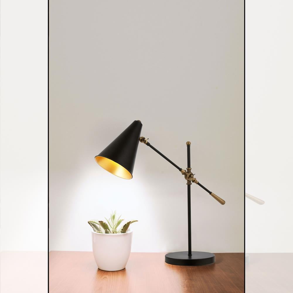 Avonni, 9114 Ailesi Siyah Boyalı Masa Lambası