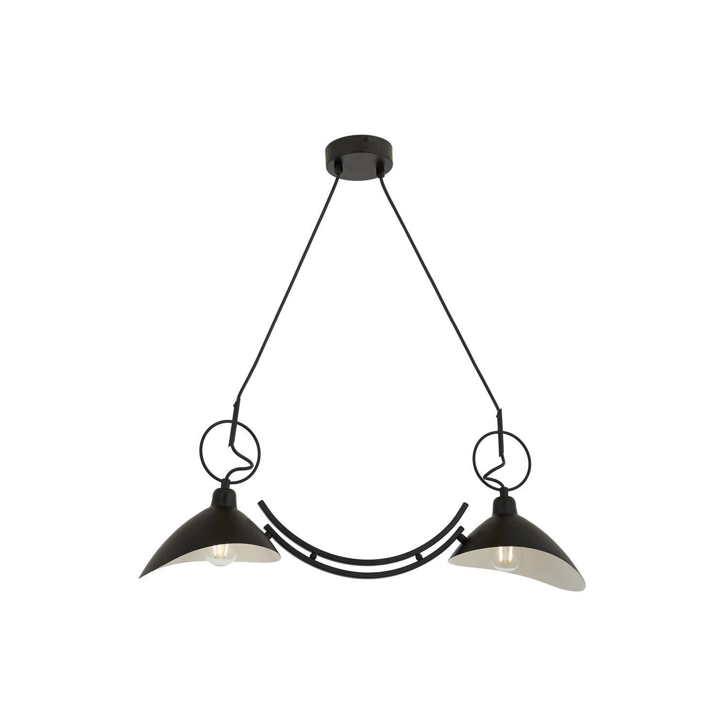 Avonni, 9127 Ailesi Siyah Boyalı Modern Avize 