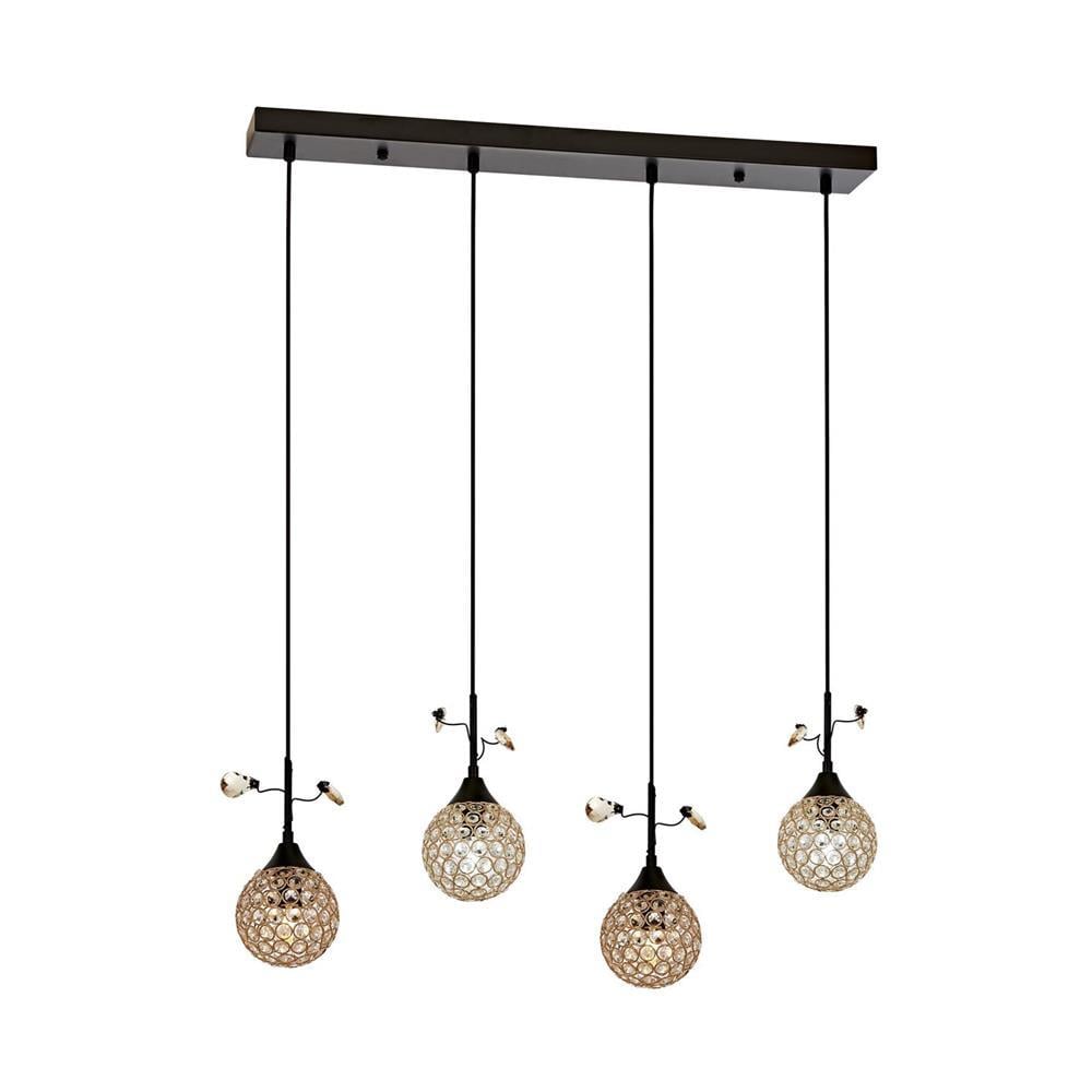 Avonni,1881 Ailesi Siyah Sarkıt Avize