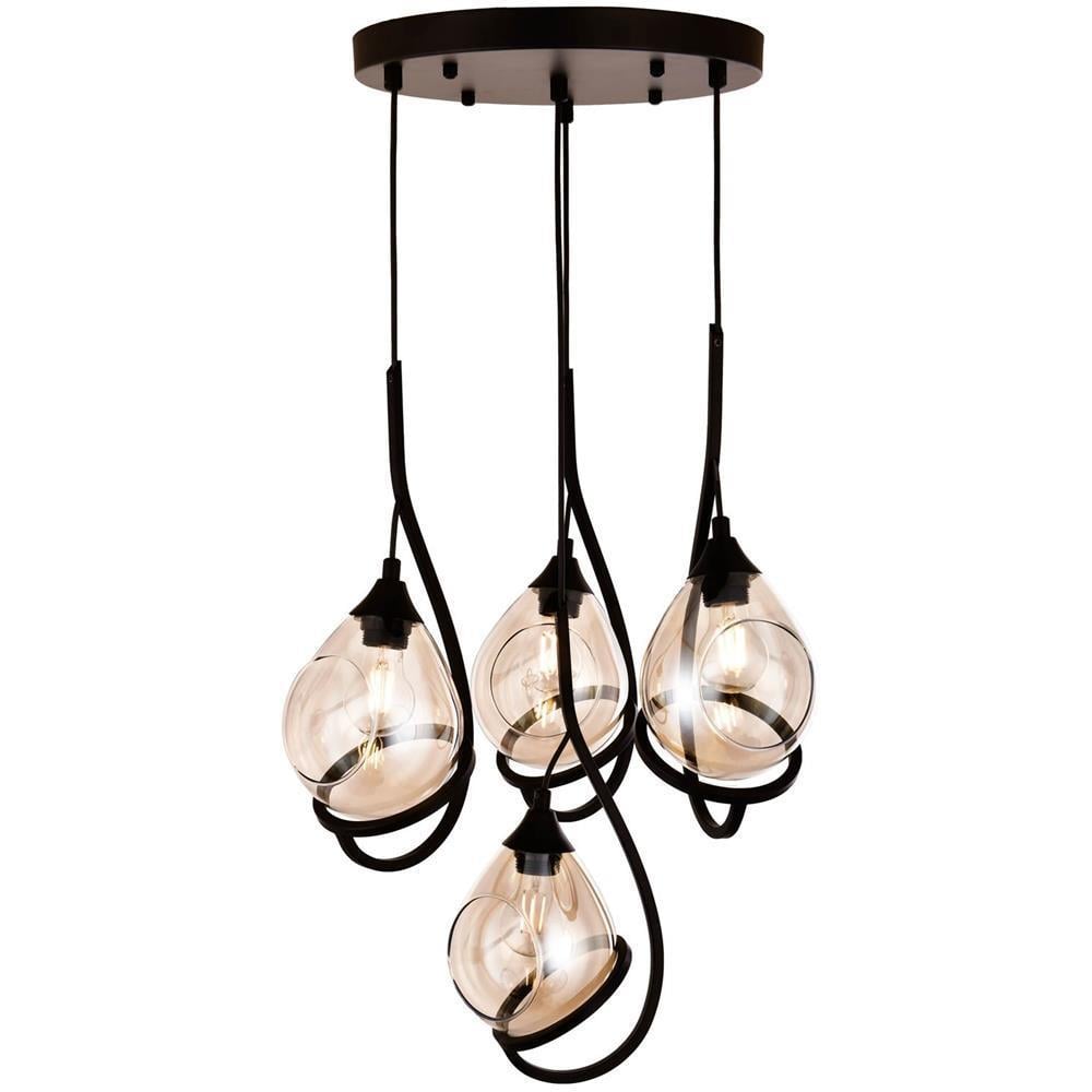 Avonni,1921 Ailesi Siyah Sarkıt Avize