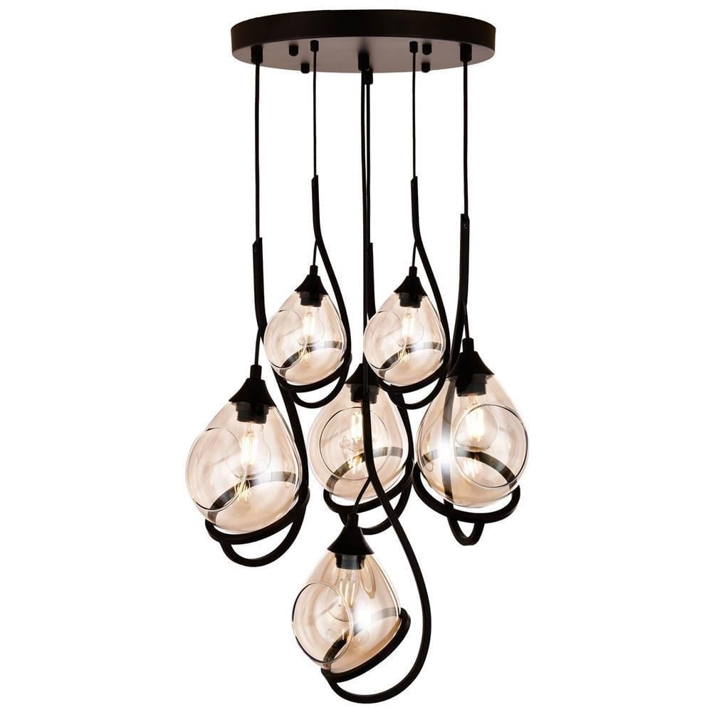 Avonni,1921 Ailesi Siyah Sarkıt Avize