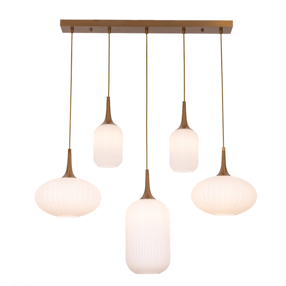 Avonni,1922 Ailesi Opal Camlı Sarkıt Avize