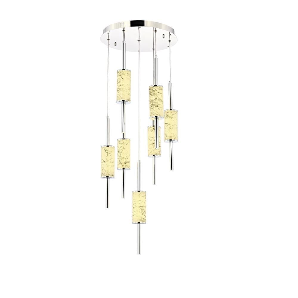 Avonni,4365 Ailesi Krom Kaplama Ledli Avize