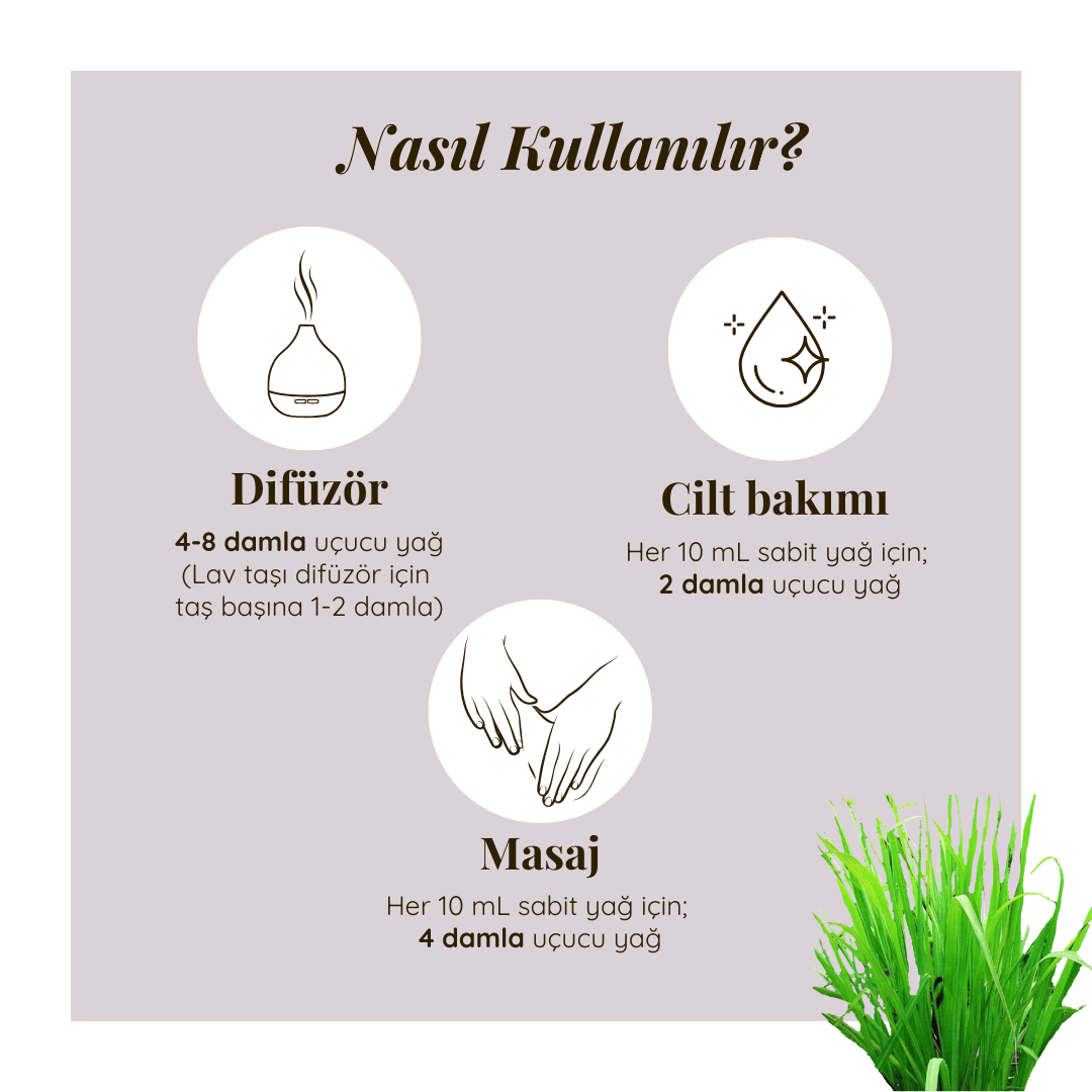 Palmarosa  Uçucu Yağı
