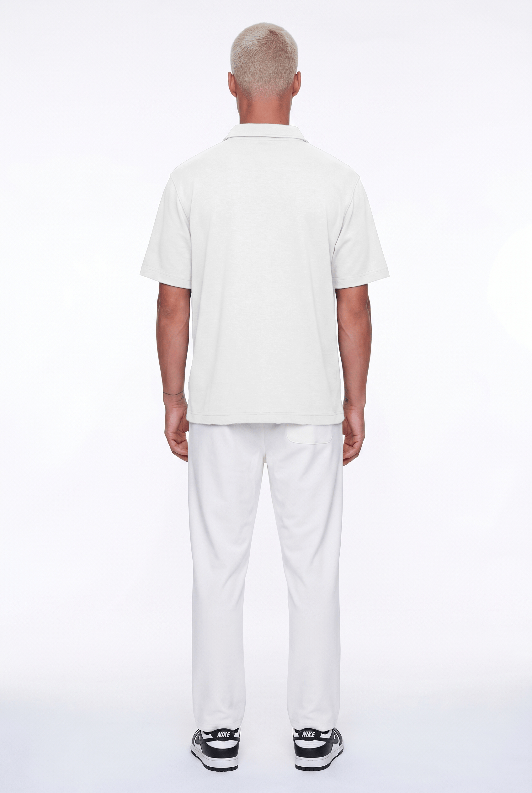 Erkek 242 Şerit Detaylı Regular Fit Eşofman Takımı Ekru