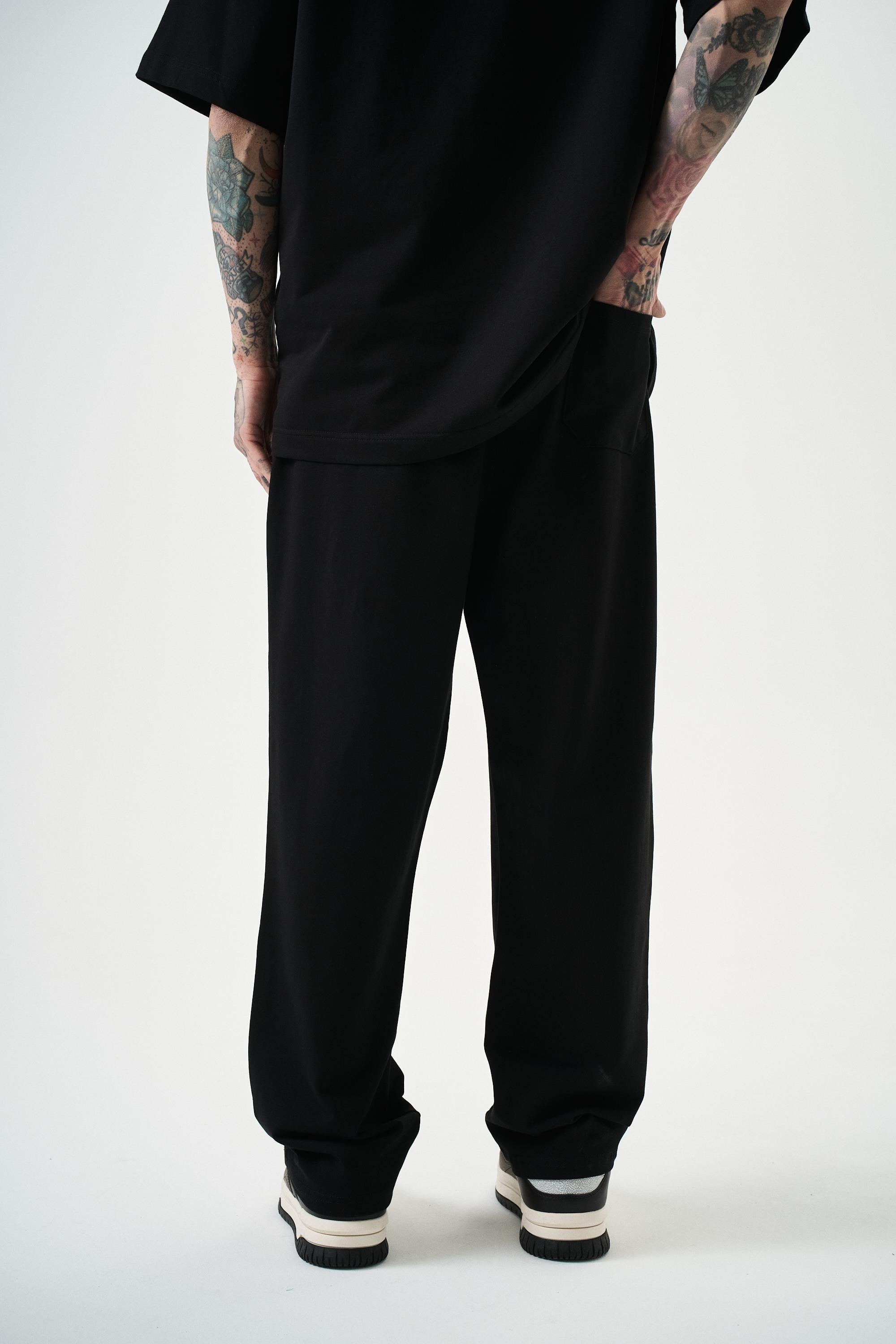 Erkek Basic Baggy Eşofman Altı Siyah
