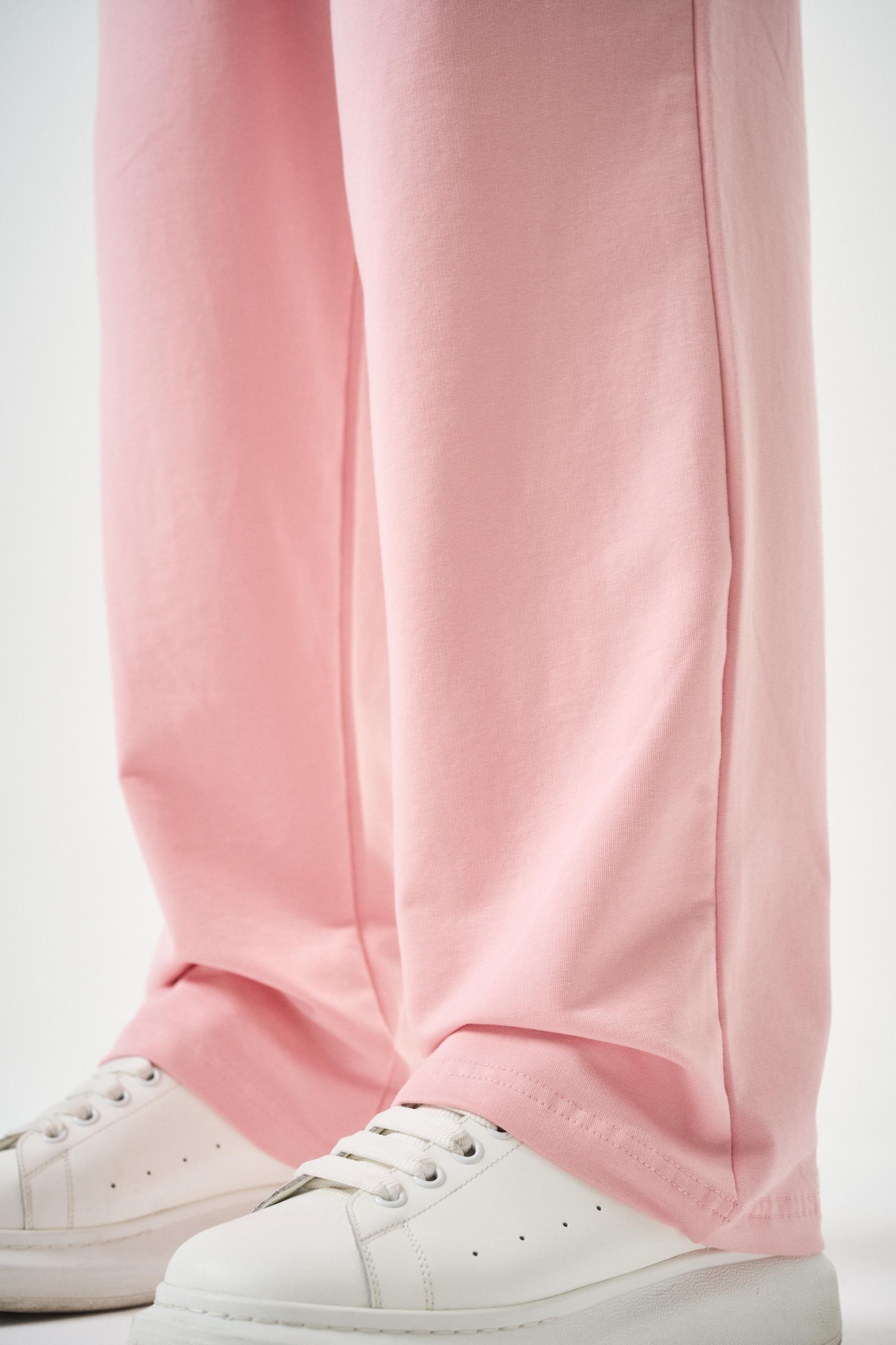 Erkek Basic Baggy Eşofman Altı Somon